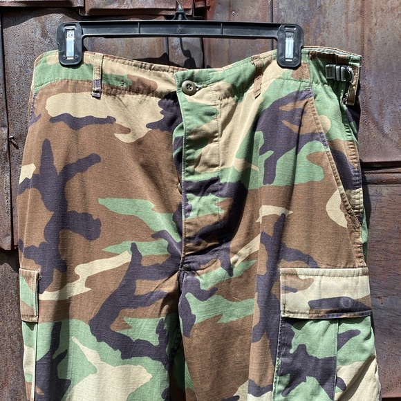 Camouflage military combat pants med long trousers hot weather woodland national - Picture 2 of 13